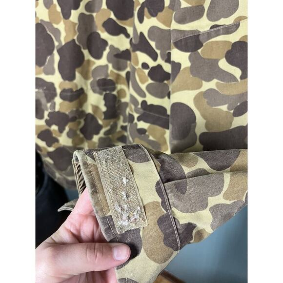 VINTAGE Mount'n Prairie Jacket L Brown Duck Canvas Hunting Coat Camo - Picture 5 of 7